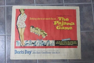 DAS PYJAMA SPIEL GEROLLT Original Film HALBES BLATT Poster 22x28 " Doris Day - Bild 1 von 4
