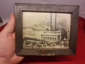 Auténtico barco de vapor Alice Dean madera 1863 guerra civil Indiana recuerdo Mauckport - Imagen 1 de 7