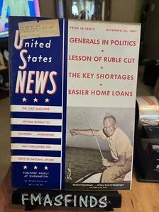 L2 1947 PRESIDENT GEN EISENHOWER December 26 US NEWS Magazine  - Picture 1 of 1