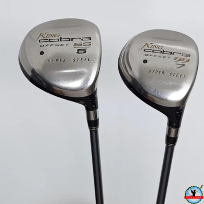 Women's King Cobra SS Offset Hyper Steel 5 & 7 Wood Set Ladies Graphite RH FAIR" - Image 1 of 4