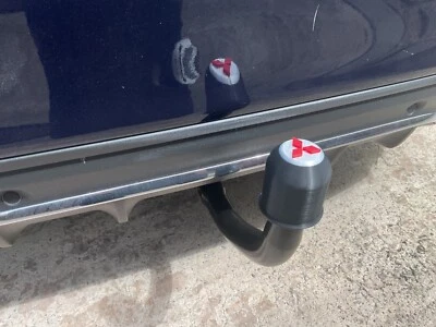 Tow Bar Ball Cover/Cap for Your Car, solid Black/White/Red - Image 1 of 4