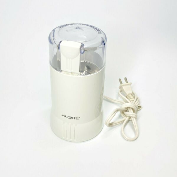 Mr. Coffee Coffee Bean or  Spice Grinder White Electric Model IDS55 Photo Related