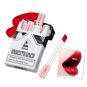 4x/SET Cigarette Lipstick Matte Velvet Long Lasting Waterproof Non-stick T9.AU - Picture 1 of 15