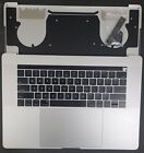 MacBook Pro 15" A1707 Silver Top Case Keyboard Battery 90% Touchpad Grd A-