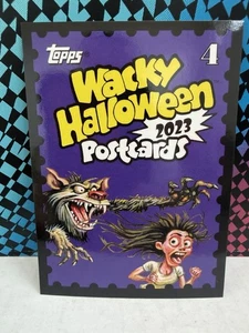 2023 Topps Wacky Paquetes Postales Halloween Sellos Insertar Tarjeta #4 Personaje - Imagen 1 de 2