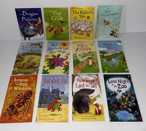 Usborne Very First Reading Softcover Set 12 books Animal Theme Fox Crow Bear + - Picture 1 of 12