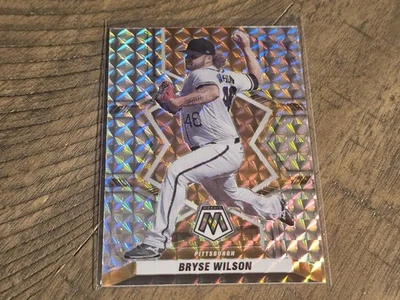 2022 Panini Mosaic #95 Bryse Wilson Silver Mosaic Prizm Nmmt - Image 1 of 3