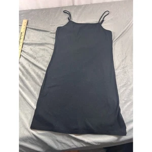Aerie Little schwarzes geripptes Sommerkleid Größe Small - Bild 1 von 6