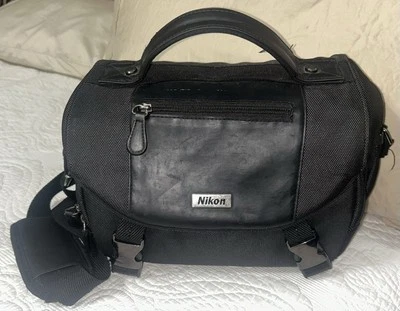 Nikon Camera Bag DSLR  Canvas Camera Case Carryall Tote Bag w/ Strap and handle - Image 1 of 4