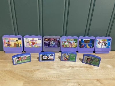 Vtech Vsmile Game Lot Leapfrog Leapster Games Bert Ernie Sesame Street Sonic - Image 1 of 4