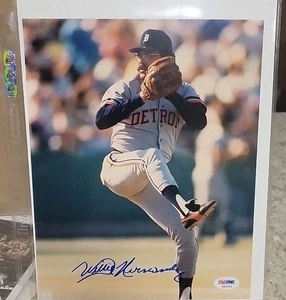 DETROIT TIGERS WILLIE HERNANDEZ SIGNED 8X10 PHOTO AUTOGRAPHED Psa  - Picture 1 of 2