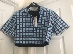 BNWT ZARA Cropped Top Size XL/16 - Picture 1 of 4