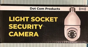 Dot Com Products Light Socket Security Camera New - Picture 1 of 4
