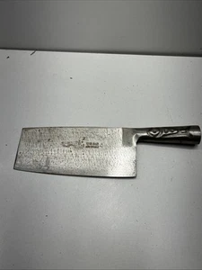 Three Rams Brand Foshan Eel Knife Cleaver #3 100%Carbon Steel-China 8" Blade - Picture 1 of 14