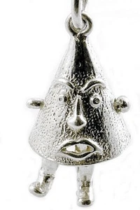 STERLING SILVER MOVABLE DUNCE CHARM - Picture 1 of 2