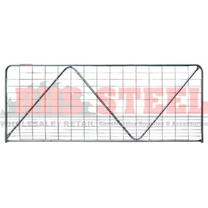 Safe Brace Mesh Farm Gate Galvanised 1170mm High x 2980mm Width 25NB Pipe 26kg - Picture 1 of 3