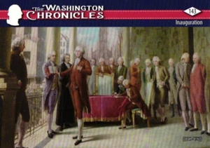 Tarjeta coleccionable inauguration The Washington Chronicles 2022 - Imagen 1 de 4