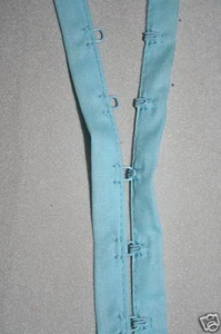 Cinta para ojos gancho de metal azul para bebé de 1,3 yardas coser 1/2" de ancho - Imagen 1 de 1