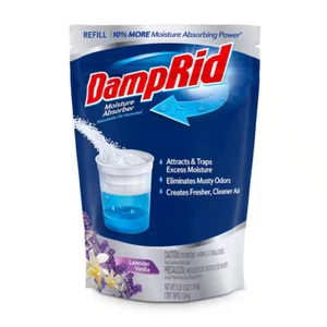 DampRid Feuchtigkeitsabsorber Lavendel Vanille Nachfüller, 44 Oz. Tasche - Bild 1 von 12