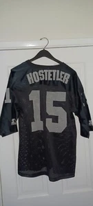 Camiseta de Colección Años 90 Jeff Hostetler Starter Talla 46 #15 Negra Plata Oakland Raiders NFL - Imagen 1 de 4