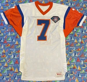 Rare Vintage Wilson NFL Denver Broncos John Elway Football Jersey - Picture 1 of 6