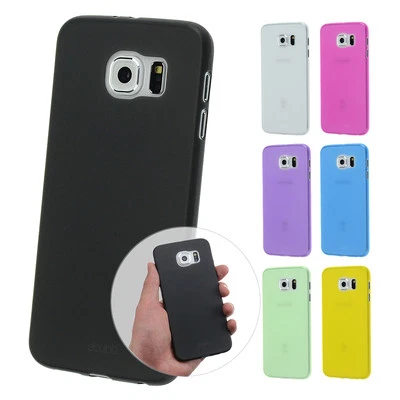 DOUPI UltraSlim Case Samsung S6 / Edge Fein Matt Clear Skin Schutz Hülle Cover Schale