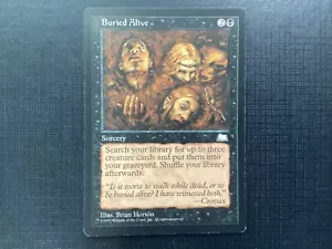 Magic the Gathering 1997 Buried Alive Weatherlight MP - Imagen 1 de 2