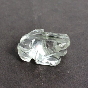 52.87 CT NATURAL CRYSTAL QUARTZ CARVED FROG - Picture 1 of 3