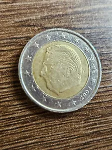 Moneta da 2 euro 2004 Belgio re Alberto II errore di stampa moneta rara - Foto 1 di 4