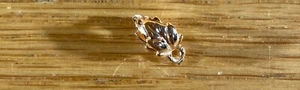 Nuevo (20) broches de hojas pequeños en tono dorado para hacer joyas hágalo usted mismo - Imagen 1 de 11