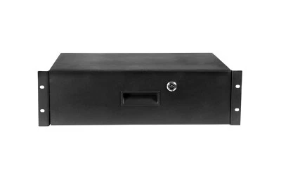 Cajón de rack profundo Elite Core 3 espacios con cerradura y llaves para estuche de carretera ATA Rack  Foto 1 de 4