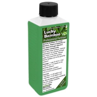 Lucky Bamboo Liquid Fertilizer NPK for Curly Bamboo, Chinese water bamboo - Bild 1 von 4