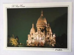 Postal vintage de Le Sacre Coeur París Francia - Imagen 1 de 2