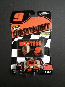 NASCAR AUTHENTICS.. CHASE ELLIOTT.. 2021 WAVE 7.. HOOTERS CAR.. CAR NUMBER 9