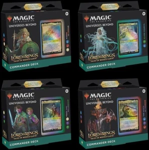 Magic the Gathering: Lord of the Rings: Tales of Middle-earth Commander Deck Set - Picture 1 of 1