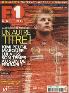 F1 RACING n°108 02/2008 KIMI RAIKKONEN Essais F1 - Imagen 1 de 1