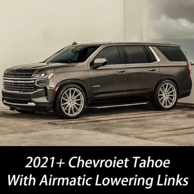 For Chevrolet Tahoe Adjustable Air Ride Suspension Lowering Links Kit Rods 2021+ - Image 1 of 4