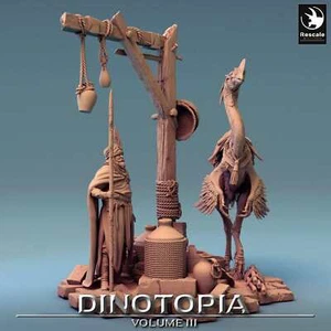 Dinosaur Model Feed Scene Rescale Miniatures Diorama - Imagen 1 de 4