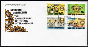 ROTARY DOMINICA FDC 1980 - Picture 1 of 1