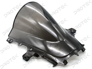 ABS Smoke Double Bubble Windscreen Windshield for 2020-2022 Yamaha YZF R1 R1M - Picture 1 of 6