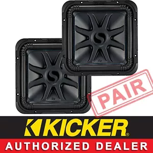 2 KICKER 44L7S124 CAR AUDIO 12" L7 SUBWOOFER SUB L7S124 PAIR PROMOTIONAL PRICE - Picture 1 of 8