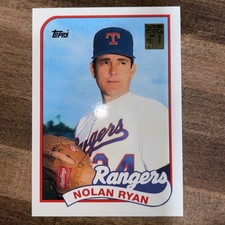 2001 Topps Nolan Ryan 50 Years Reprint Texas Rangers