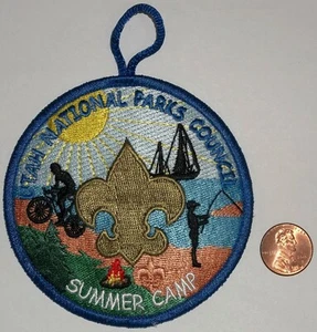 BOY SCOUT UTAH NATIONAL PARKS OA 508 590 LDS MORMON 100° 2013 SUMMER CAMP PATCH - Foto 1 di 4