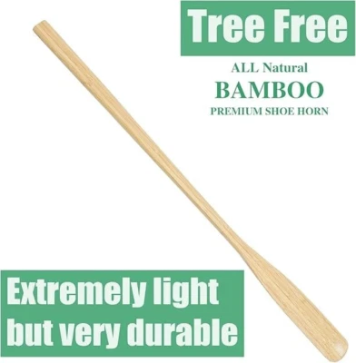 Bamboo Wooden Shoe Horn, Wood Shoe Horn, Solid Shoe Helper, Wooden ShoeHorn - Image 1 of 4
