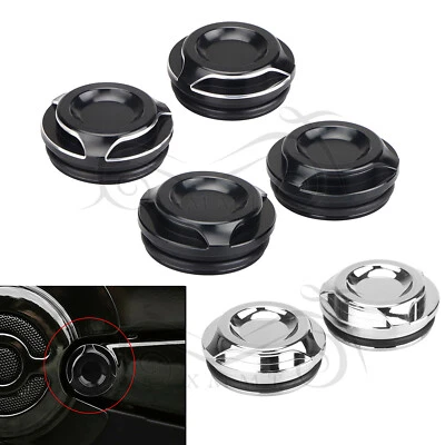 Cubierta de perno pivotante de brazo oscilante CNC cromado/negro para Harley Night Rod Special VRSCD/R Foto 1 de 4