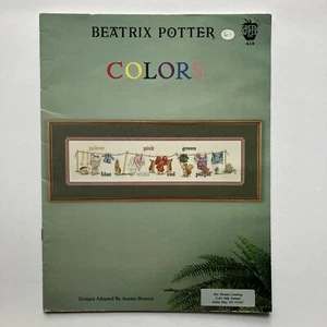 Beatrix Potter Colors Cross Stitch Pattern Book Green Apple Co. #610 Book 1993 - Picture 1 of 2