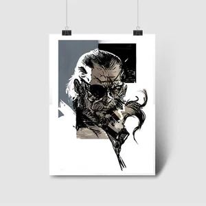 Póster Big Boss Smokin Cigar MGS | Juego táctico clásico | Impresiones de alta calidad - Imagen 1 de 4