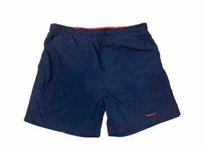Navy Blue W/ Red Accent Vintage Weekender Swim Trunks Shorts Mens LARGE - Image 1 of 4