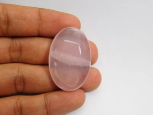 Rosa Rosenquarz Edelstein natürlicher Cabochon lose für Schmuck 79 kt. ME-4457 - Bild 1 von 3
