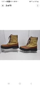Vintage 90s Nike Air ACG Nevis Leather Hiking Boots Sherpa Lined Mens US 11.5 - Picture 1 of 6